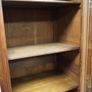 Antique French Carved Oak Library Bookcase / Display Cabinet Image 6