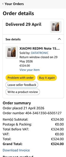 Xiaomi Redmi Note15 Pro 5g 256gb