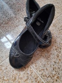 Girls Clarkes shoes, size 2