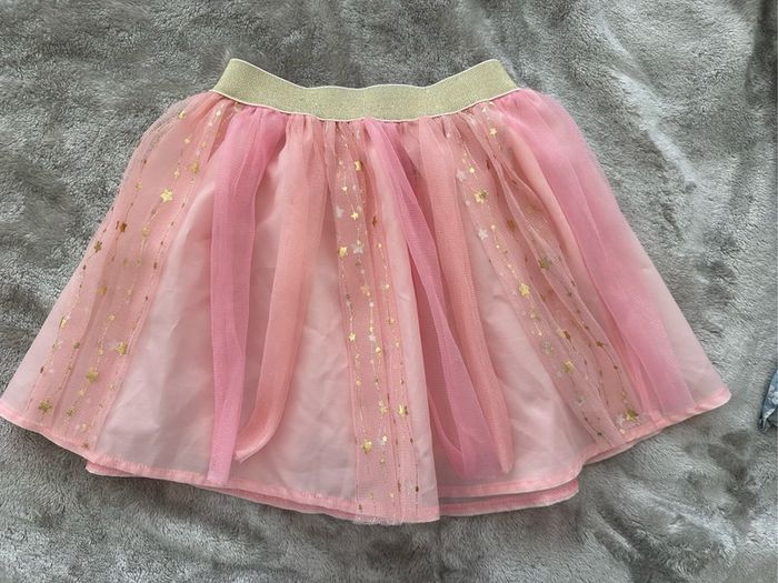 Pink and gold tutu dress