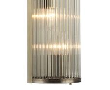 Brass wall light