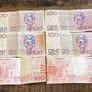 Vintage Belgian 100 Franc Banknotes - Collection of 6 Image 2