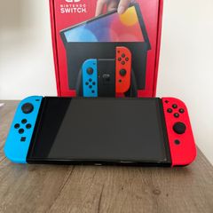 Nintendo Switch OLED Mint Condition Full Set
