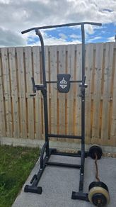exercise machine and barbell