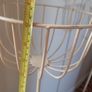 Antique Style Shabby Chic Metal Plant Stands (Pair Image 2