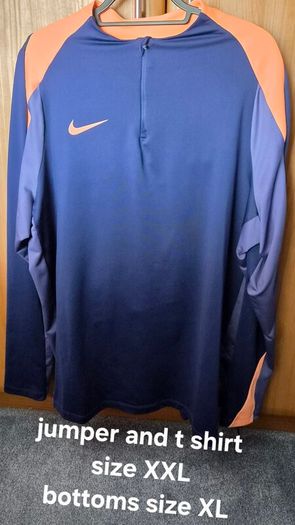 Selection of mens tracksuits, short sets, jackets