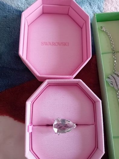 Swarovski ring and bracelet
