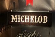 Michelob Light lighted beer signs NOS