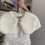Flower girl dress and wrap Image 4