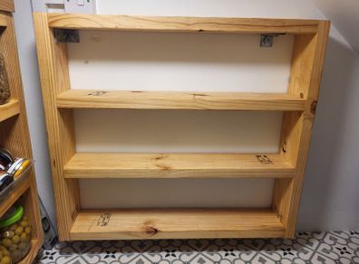 Custom Hand-Built Industrial Wood Shelves, Made to Order