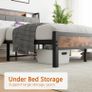 5ft Metal Platform Kingsize Bed Frame with Charging Station Image 4