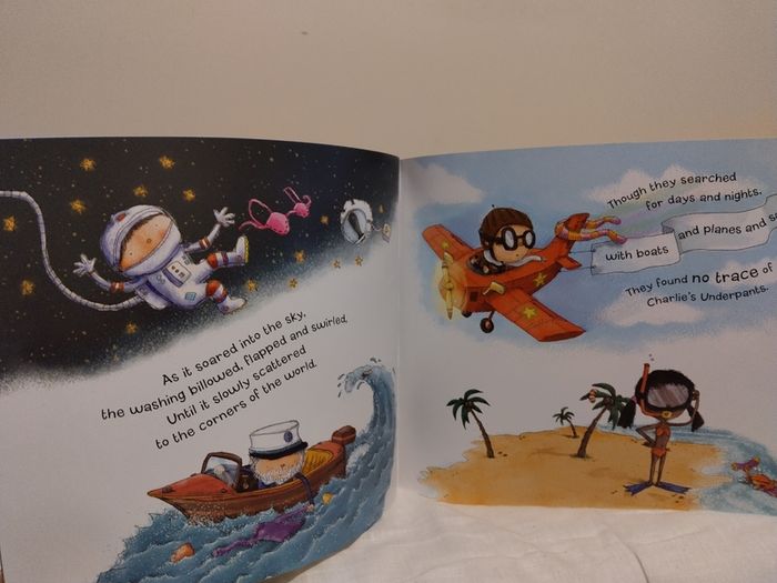 Charlie,s Superhero Underpants Story Book By Paul Bright