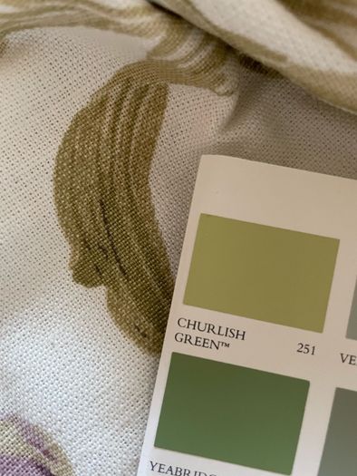 Stunning Large Laura Ashley Linen Curtains 128 inch wide x 93 inch drop