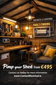 Shed or Outhouse Sockets & Lighting