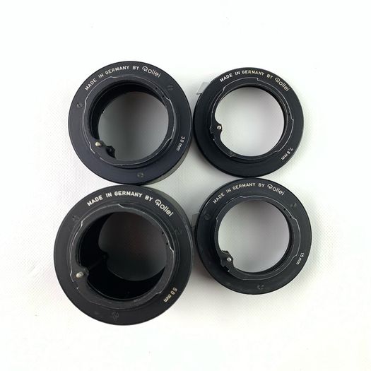 Vintage Rollei QBM extension tubes