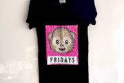Black Reversible Sequin Emoji T-Shirt | Age 10-11 Years (146cm)