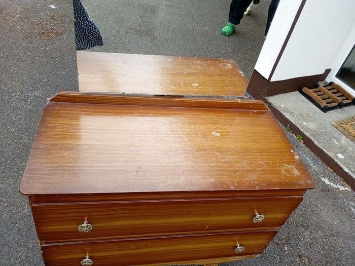 Vintage Dressing Table w/mirror