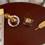 Vintage Swarovski Crystal ink well and perfume bottle figurines Image 5