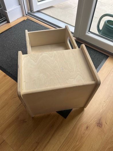 Wooden toddler chair and table