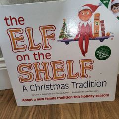 elf on the shelf doll,Book and sleigh