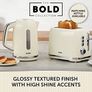 Bold Vanilla Cream 2-Slice Toaster with High-Lift and Wide Slots Cream and Silver Chrome MULTIPLE COLOURS AVAILABLE (FREE POSTAGE) Image 8