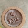 Small pottery bud vase may be Wast Germny. Image 4