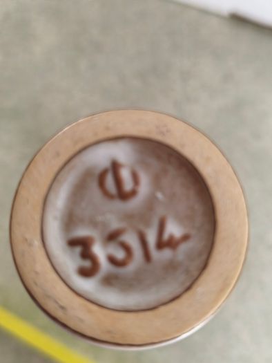 Small pottery bud vase may be Wast Germny.