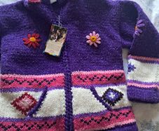 Kids Peruvian cardigan