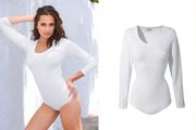 Brand new Plus size by B.P.C collection white stretchy bodysuit size UK30 EUR56/58 Postage included