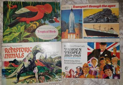 Vintage Brook Bond Tea card bundle - 3 books left.