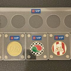 Lego VIP coin set with holder
