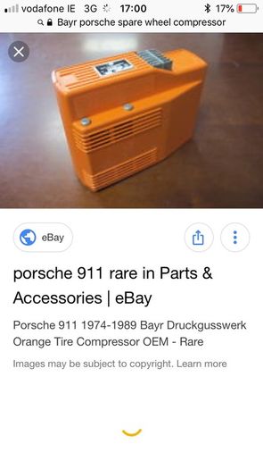 Porsche wheel compressor