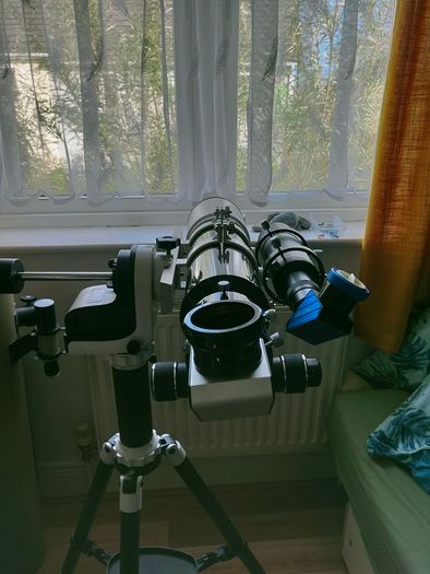 Telescope and two mounts