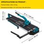 47 Inch Tile Cutter Single Rail Double Brackets Manual Tile Cutter 3/5 in Cap with Precise Laser Manual Tile Cutter Tools for Precision Cutting Suitable for Porcelain and Ceramic Floor Tiles Image 5