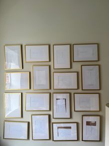 16 Ikea golden Lomviken photo frames