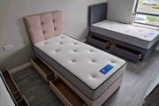 Pink single Bed