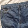 wrangler regular fit size 44/32 button fly little wear at bottoms Image 5