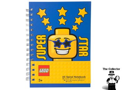 LEGO Superstar Multicolor A5 Notebook Sambro Brand New Factory Sealed