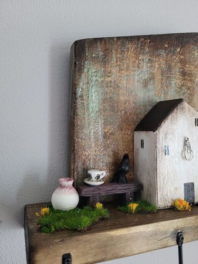 Handcrafted wooden key holder