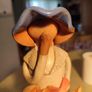 Swedish vintage studio pottery Flower Girl figurine Image 3
