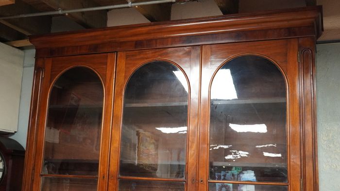 Victorian Mahogany Library Bookcase