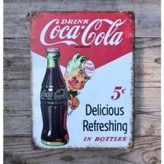 Coca Cola Metal  Medium Boy HS57