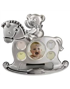 Baby rocking horse photo frame