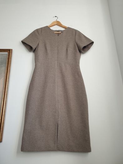 Cos Cashmere/wool Blend Dress Size Uk 10