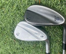 Taylormade 52 and 56 Wedges, Stiff Flex, Milled Grind Raw Faces.
