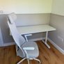 Ikea desk and chair Collection Only Greystones Image 4