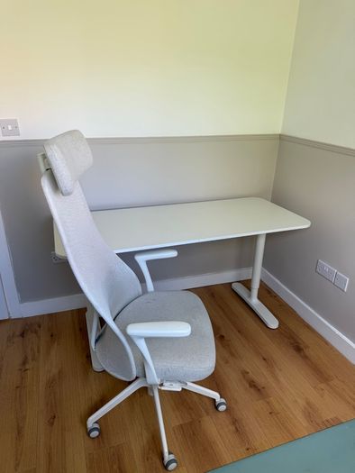 Ikea desk and chair Collection Only Greystones