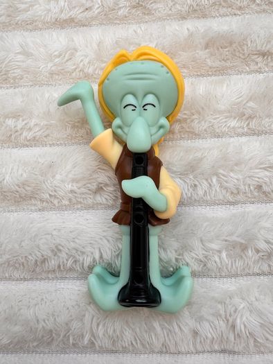 Burger King Squidward Toy SpongeBob Search For SquarePants Movie 2025 approx. 10 cm. Used Please see photos