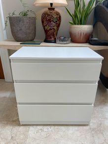 Lovely Solid 3 Drawer Chest Of Drawers - Cabinet - Can Deliver