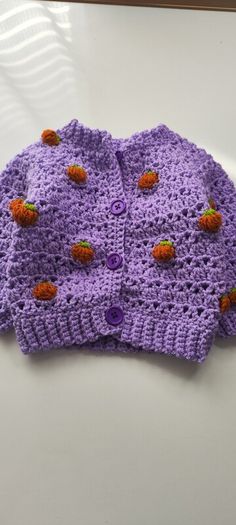 Handmade baby cardigan